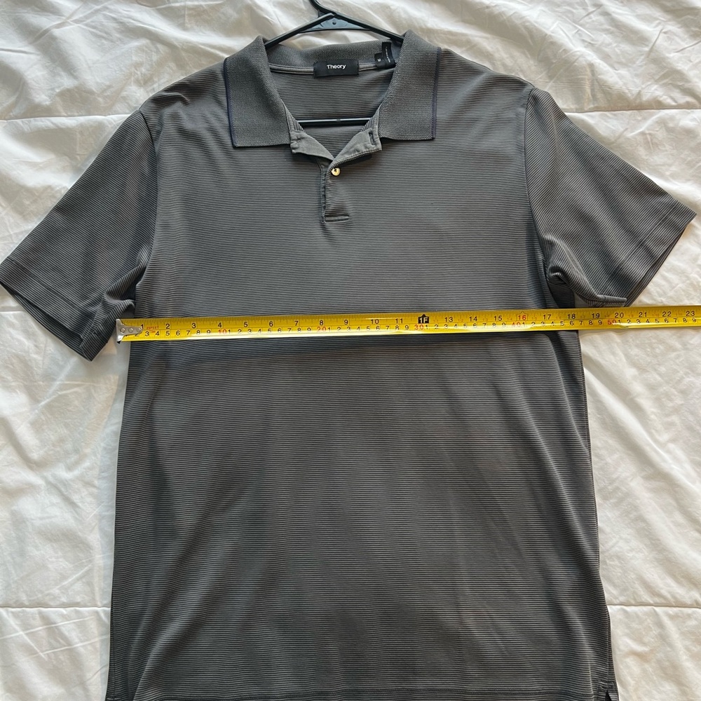 Theory Men's Charcoal Polo Shirt